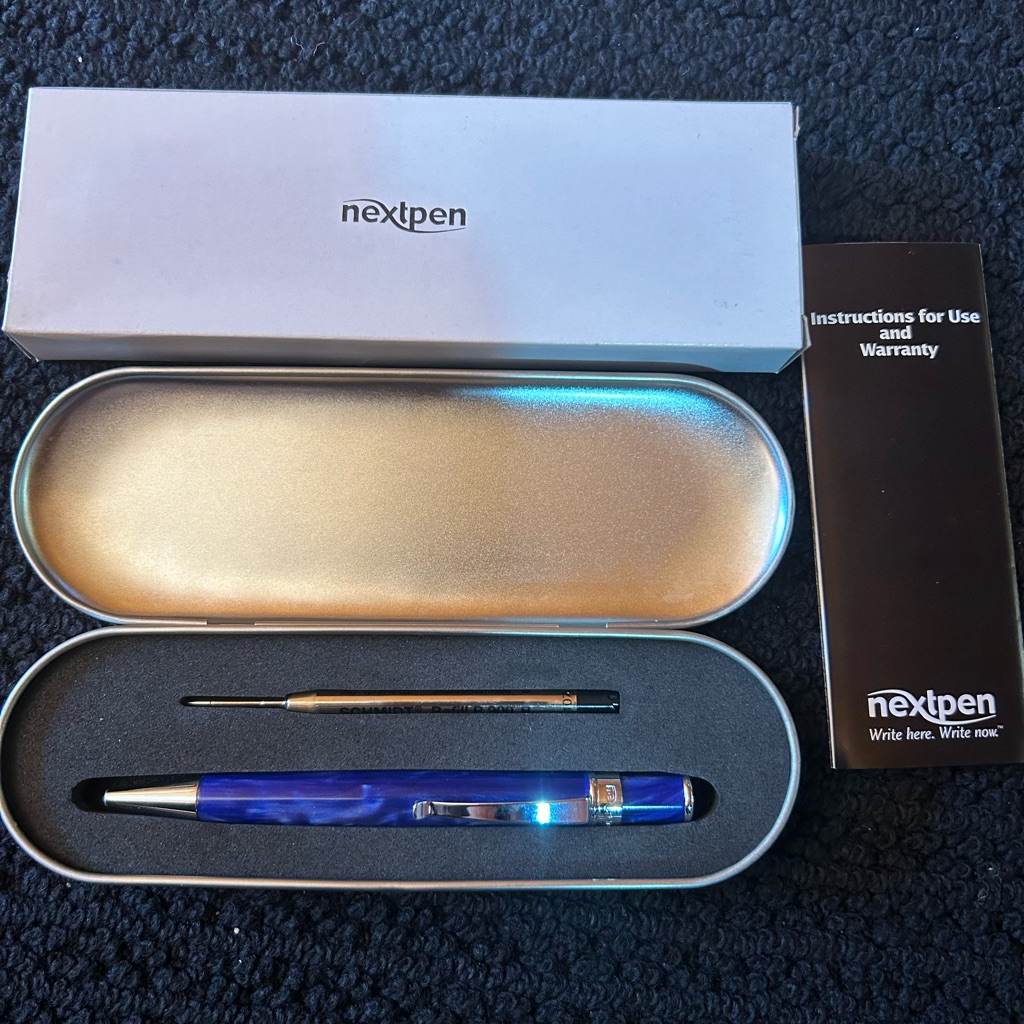 Nextpen Blue And Silver Rollerball Pen